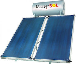 MasterSOL Eco Ηλιακός Θερμοσίφωνας 160lt/3m² Glass Τριπλής Ενέργειας με Επιλεκτικό Συλλέκτη