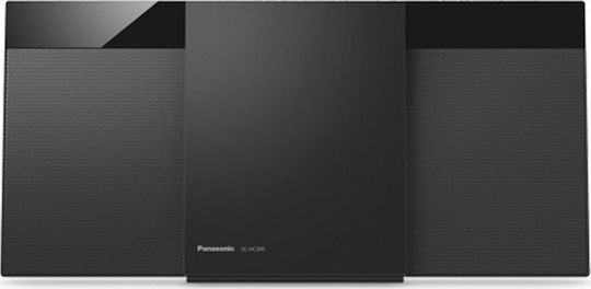 Panasonic Ηχοσύστημα 2.0 SC-HC304 20W με CD Player και Bluetooth Μαύρο