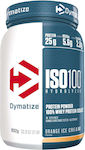 Dymatize ISO 100 Hydrolyzed Πρωτεΐνη Ορού Γάλακτος Χωρίς Γλουτένη με Γεύση Orange Ice Cream 932gr