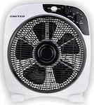 United UBF-697 Ανεμιστήρας Box Fan 50W Διαμέτρου 30cm