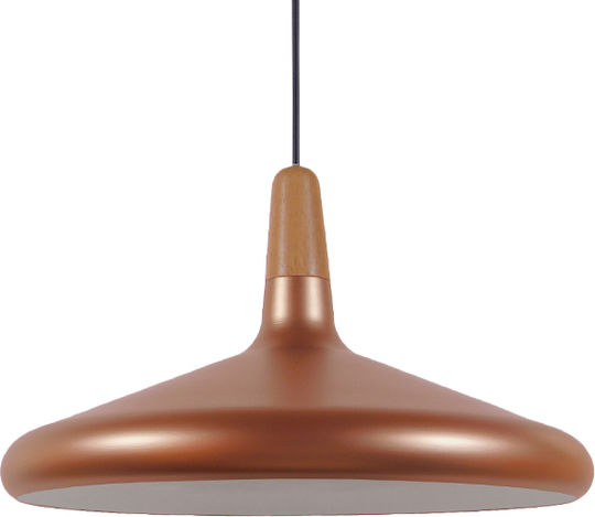 GloboStar Fercla Κρεμαστό Φωτιστικό Ροζ Χρυσό 39x39x23εκ. GloboStar Fercla Κρεμαστό Φωτιστικό Ροζ Χρυσό 39x39x23εκ.