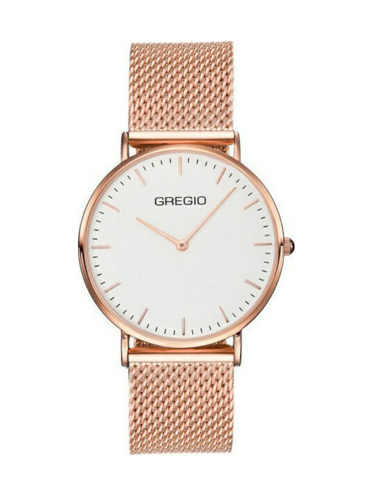 Gregio Bondy Watch with Pink Gold Metal Bracelet