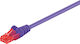 Goobay U/UTP Cat.6 Ethernet Netzwerkkabel 1m Lila