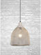 Zaros Pendant Light White Grid 28x31x31cm