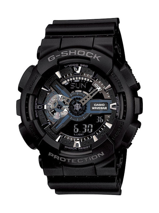 Casio G-Shock Watch Battery with Black Rubber Strap