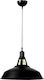 ARlight Pendant Light Single-Light Bell for Socket E27 Black