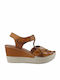 Safe Step 97102 Anatomic Women's Leather Ankle Strap Platforms Coconut