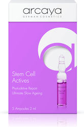 Arcaya Ampoules Stem Cell Actives Anti-îmbătrânire Serum Față 5x2ml