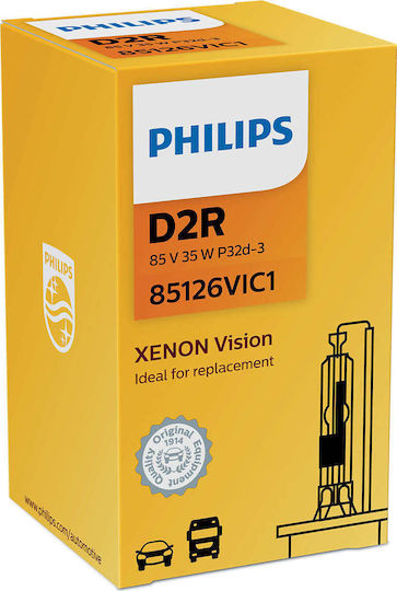 Philips Lamps Car Vision D2R Xenon 4400K Natural White 85V 35W 1pcs