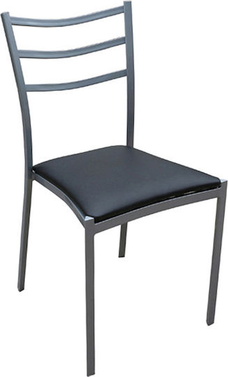 Chair Kitchen 2130-M Black 42x39x84cm Black Chair Kitchen 2130-M Black 42x39x84cm Black
