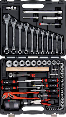 Wurth 096593120 Tool Case with 91 Tools