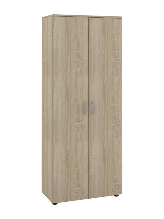 Αερόπη Double-Leaf Door Wardrobe Sonoma 71x36x175cm