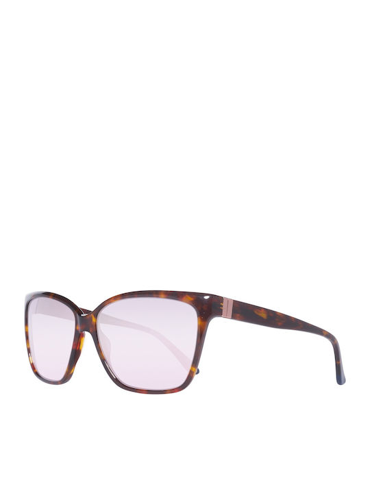 Gant Women's Sunglasses with Brown Tartaruga Plastic Frame and Brown Lens GA8027 52Z