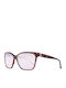 Gant Women's Sunglasses with Brown Tartaruga Plastic Frame and Brown Lens GA8027 52Z