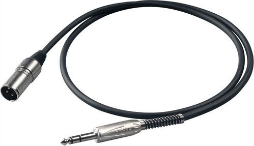 Proel Cable XLR male - 6.3mm male 2m (BULK230LU2)