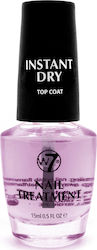 W7 Cosmetics Nail Treatment Instant Dry Top Coat Treatment 15ml