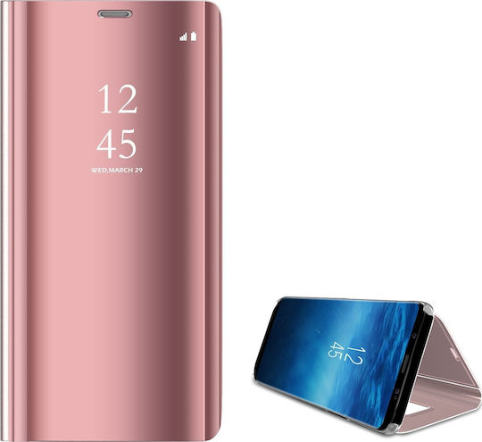 Hurtel Clear View Book Plastic Rose Gold (Galaxy S9+)