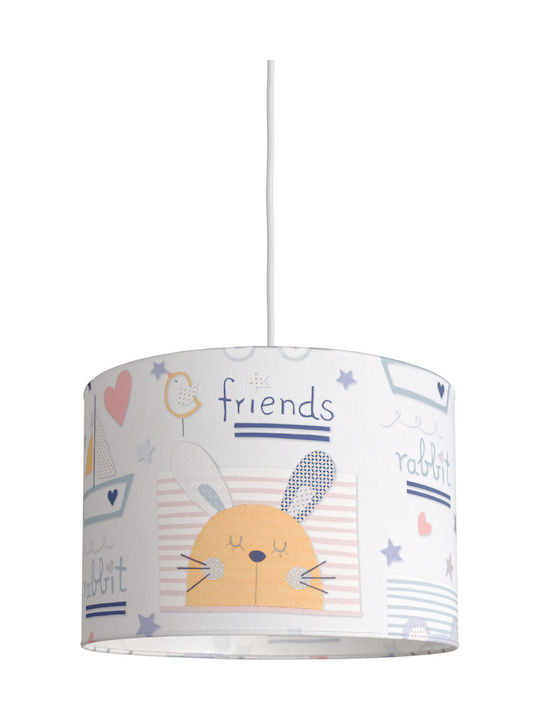 Veis Hesperis Kids - Rabbit Friends Single Bulb Kids Lighting Pendant