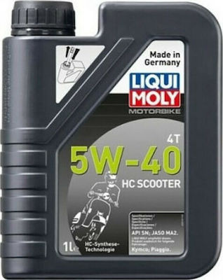 Liqui Moly Motorbike 4T Synthetisch Motorradöl für Viertaktmotoren 5W-40 1Es