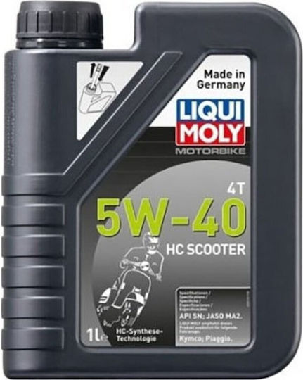 Liqui Moly Motorbike 4T Синтетично Масло за мотоциклети за четиритактови двигатели 5W-40 1лт