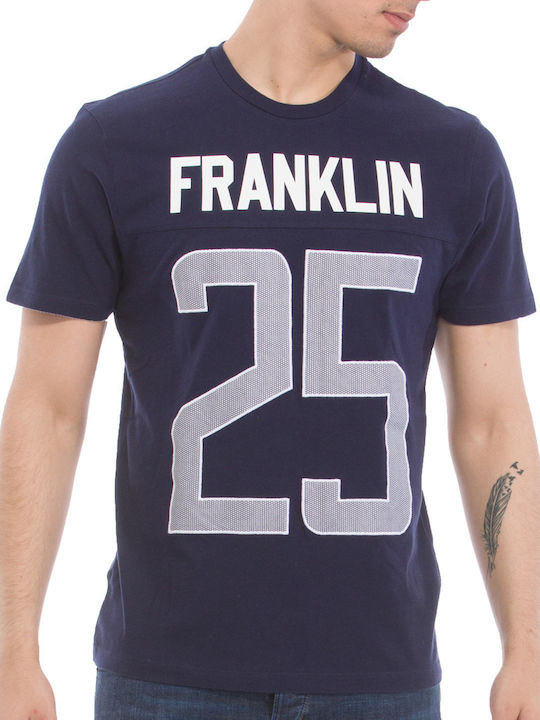 Franklin & Marshall Men's Short Sleeve T-shirt Navy Blue