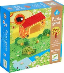 Kids Puzzle Farm for 3++ Years 20pcs Djeco