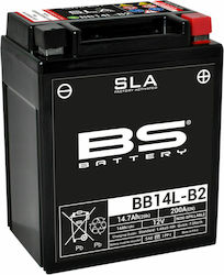 BS SLA GEL Baterie Motocicleta YB14L-B2 175A cu Capacitatea 14.7Ah