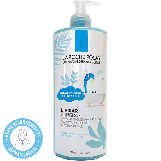 La Roche Posay Lipikar Surgras Schaumbad mit Niasinamid Beruhigend 750ml