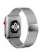 Tactical Armband Rostfreier Stahl Silber (Apple Watch 38/40/41mm)