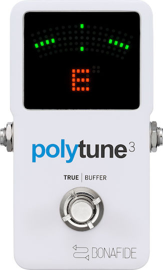 TC Electronic Polytune 3 Pedale Tuner E-Gitarre, E-Bass und Elektroakustische Instrumente