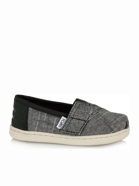 Toms Espadrile pentru Copii Negre Seasonal Classics