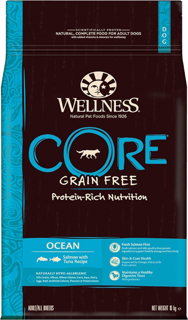 Wellness Core Grain Free Adult Ocean Σολομός & Τόνος 10kg