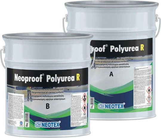 Neotex Neoproof Polyurea R Insulating Sealing Polyurethane 19kg White