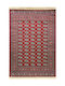 Newplan 248/301220 Rug Round Summer with Fringes Red