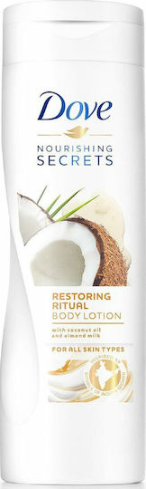 Dove Nourishing Secrets Restoring Ritual Moisturizing Lotion Body with Aroma Coconut for Dry Skin 250ml