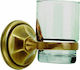 Gloria Antica Metallic Cup Holder Wall Mounted Antica Bronze