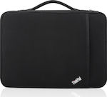 Lenovo ThinkPad Sleeve Τσάντα Ώμου / Χειρός για Laptop 14" σε Μαύρο χρώμα