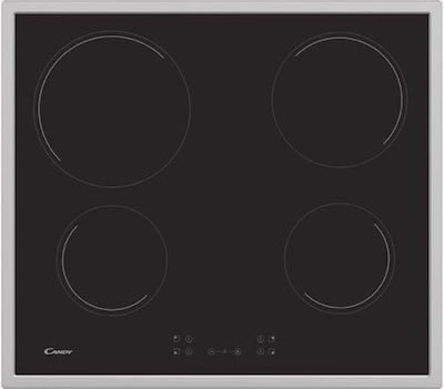 Candy CH64FC Autonomous Cooktop with Ceramic Burners and Locking Function 59.2x52.2cm