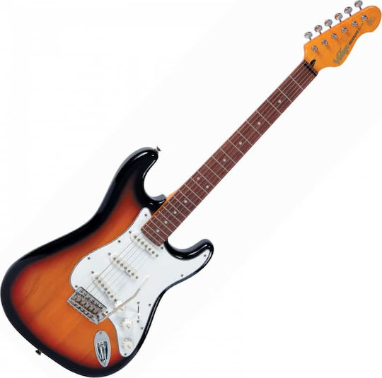 Vintage V6 ReIssued Chitară Electrică Stratocaster cu SSS Configurație Doze Sunset Sunburst
