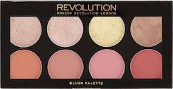 Revolution Beauty Palette with Blush Blush Palette 13gr