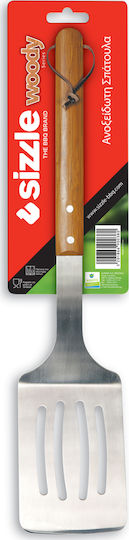 Sizzle Woody Spatel Grill Geschlitzt Rostfreier Stahl
