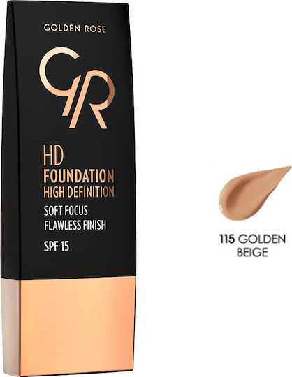 Golden Rose HD Foundation Flawless Finish 30ml