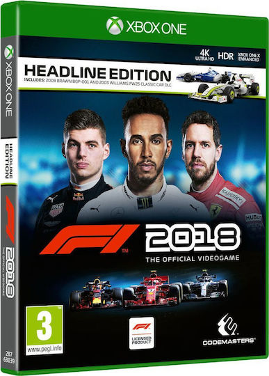 F1 2018 (Headline Edition) Edition Xbox One Game