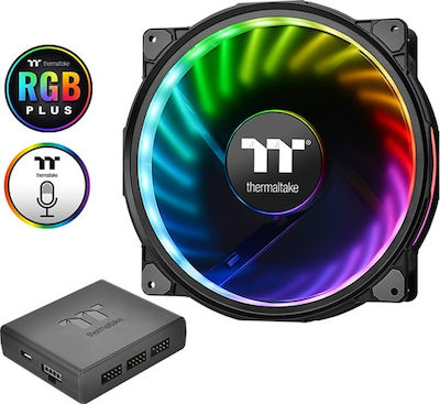 Thermaltake Riing Plus 20 RGB Case Fan TT Premium Case Fan 200mm με Σύνδεση 4-Pin PWM