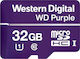 Western Digital Purple microSDHC 32GB Class 10 U1 UHS-I