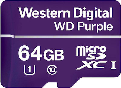 Western Digital Purple microSDXC 64GB Klasse 10 U1 UHS-I