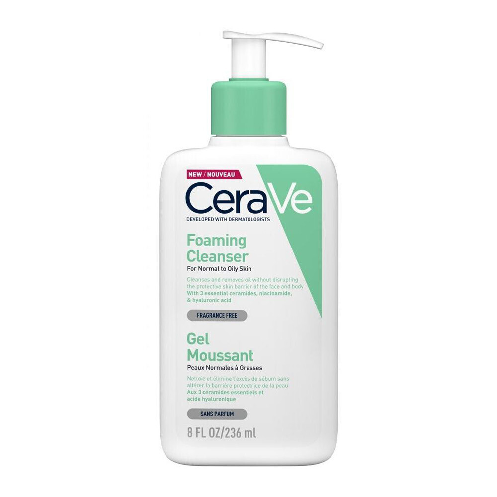CeraVe Foaming Cleanser Gel Καθαρισμού Προσώπου 236ml