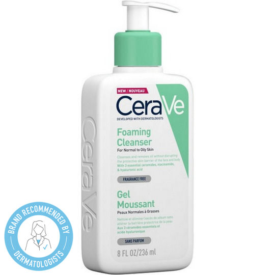 CeraVe Foaming Cleanser Gel Cleansing Face 236ml