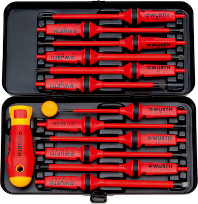 Wurth Set 14 Electrician VDE Screwdrivers