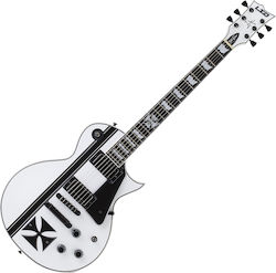 ESP LTD Iron Cross Electric Guitar Single Cut Snow White ESP LTD Iron Cross Electric Guitar Single Cut Snow White
